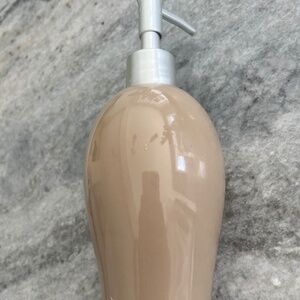 NEW Lotion/Soap Dispenser, Natural Linen Color Vintage Linen's & Things Bathroom